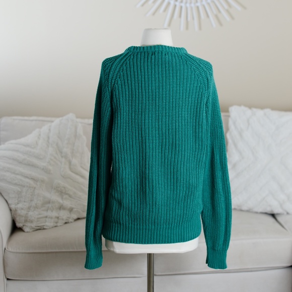 Vintage Nordstrom Pullover Sweater in Turquoise Green - Picture 5 of 8